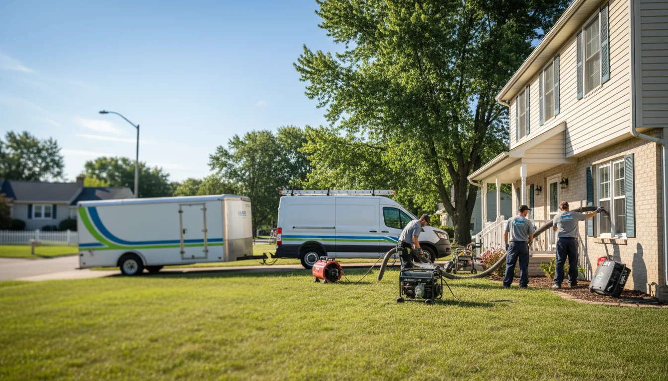 Flooded Basement Restoration And Cleanup With Repair in Wrights, IL near me